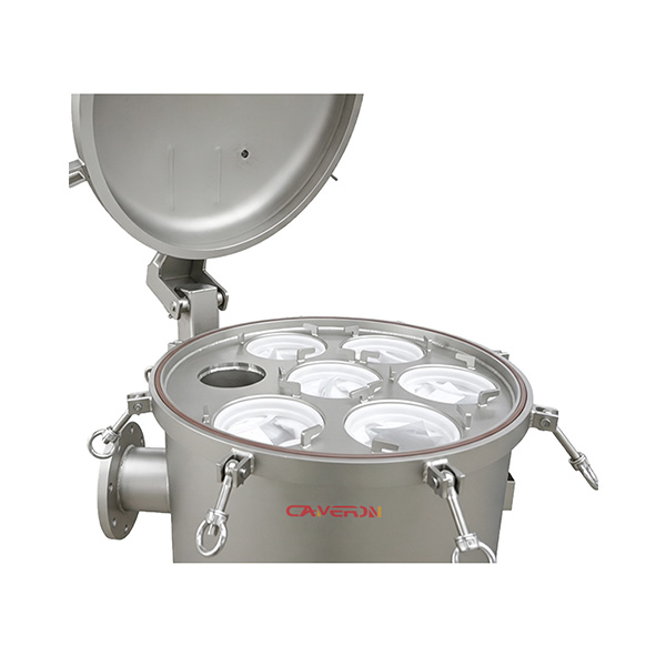 6-Bag Clam Open Multi Bag Filter Housing
